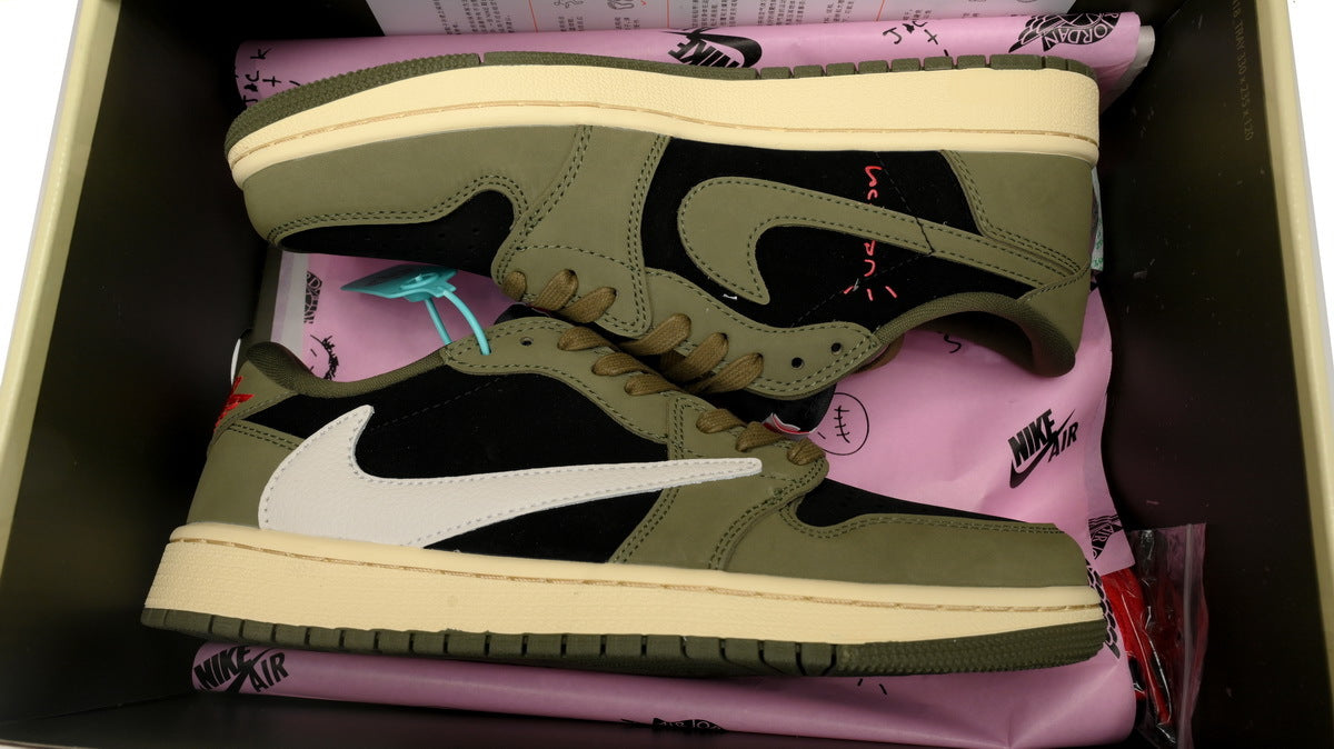 Air Jordan 1 barbs Olive Green