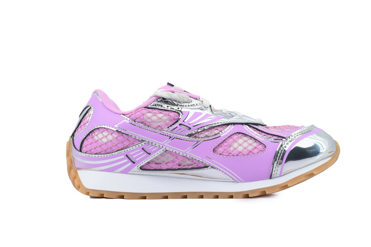Bottega Veneta Orbit Low-Top Casual Running Shoes Pink