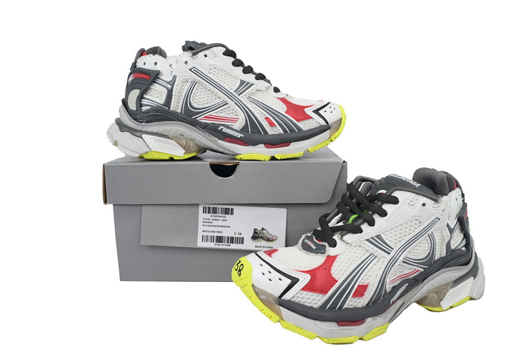Balenciaga Runner Sneaker White Gray Black