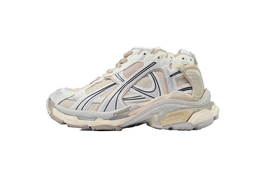 Balenciaga Runner Sneaker White Brown