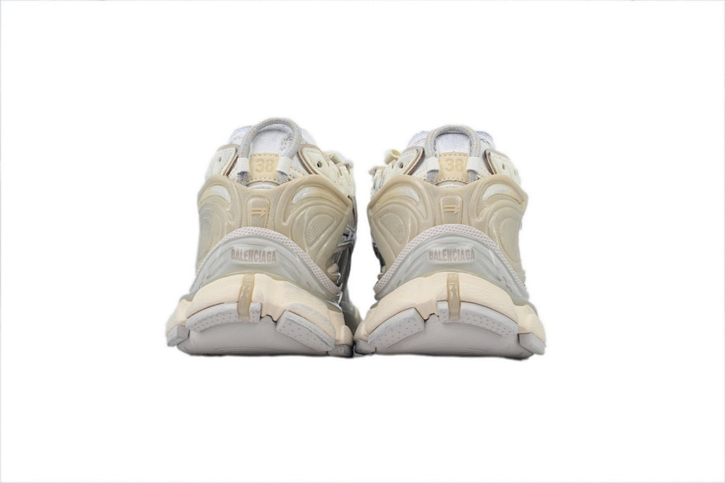 Balenciaga Runner Sneaker White Brown
