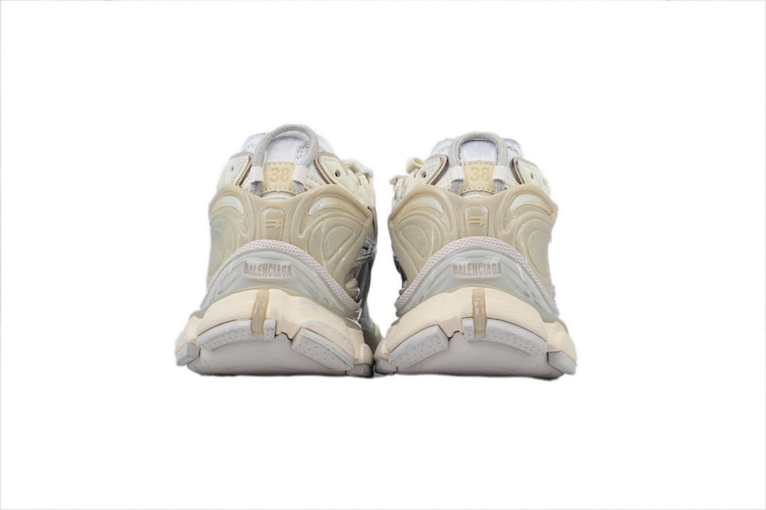 Balenciaga Runner Sneaker White Brown