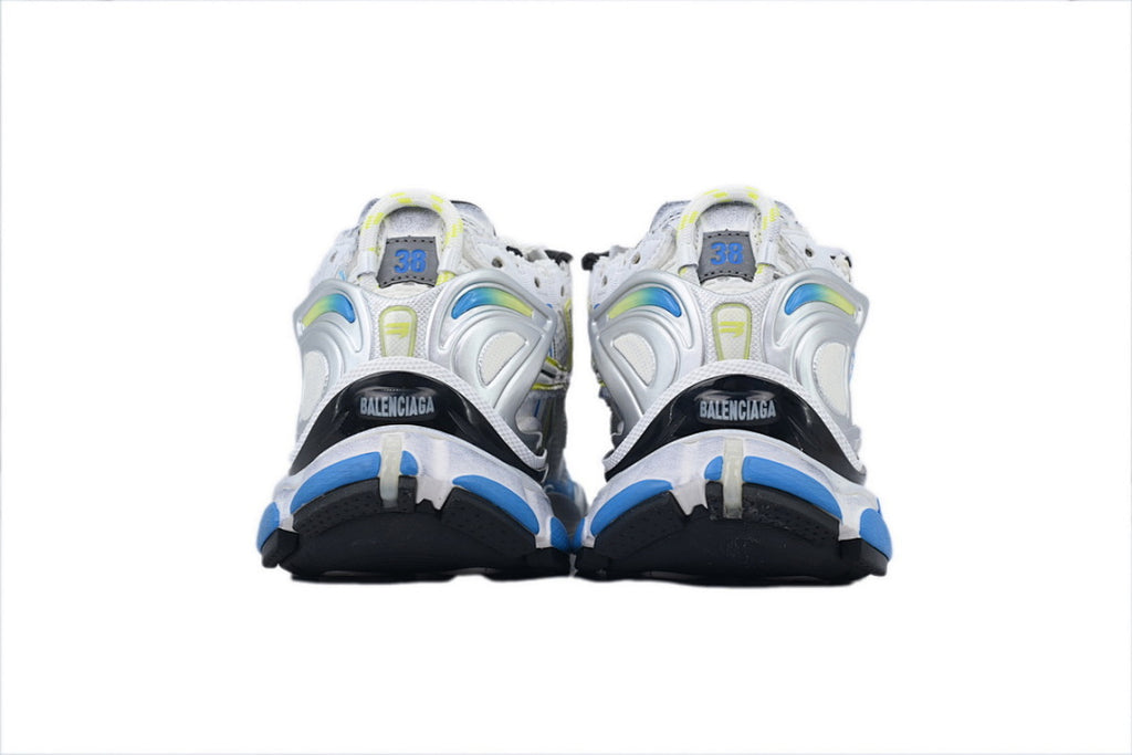 Balenciaga Runner Sneaker White Blue Yellow