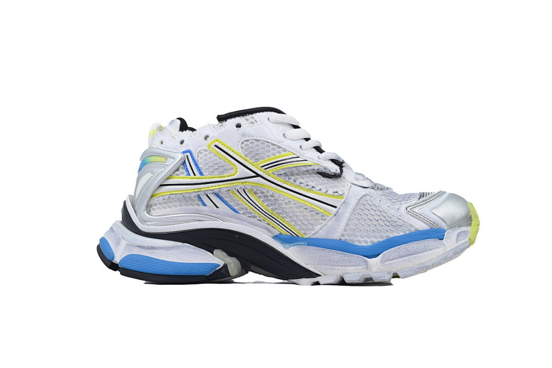 Balenciaga Runner Sneaker White Blue Yellow
