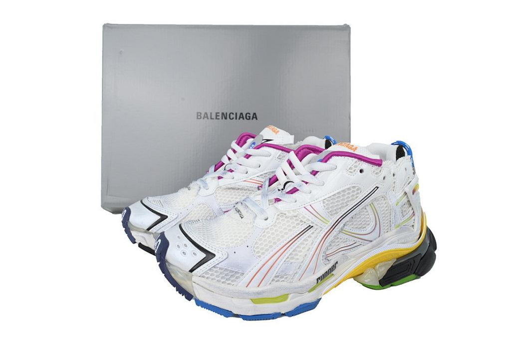 Balenciaga Runner Sneaker Gradient White Gray