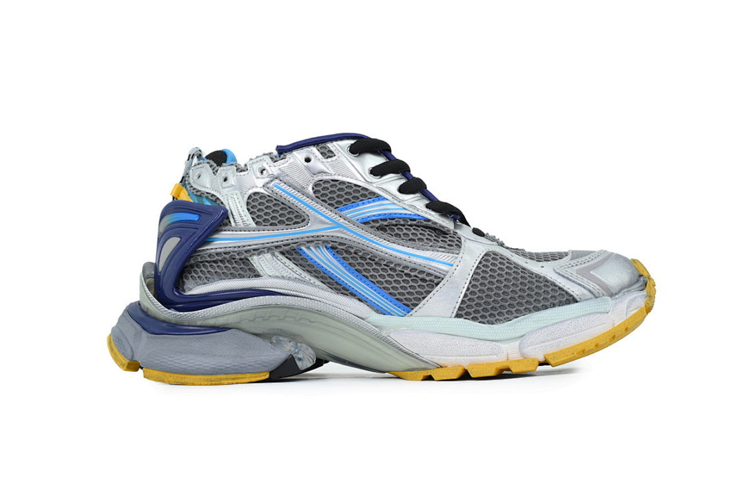 Balenciaga Generation 7.5 Shock Absorbing Running Shoes Silver Gray
