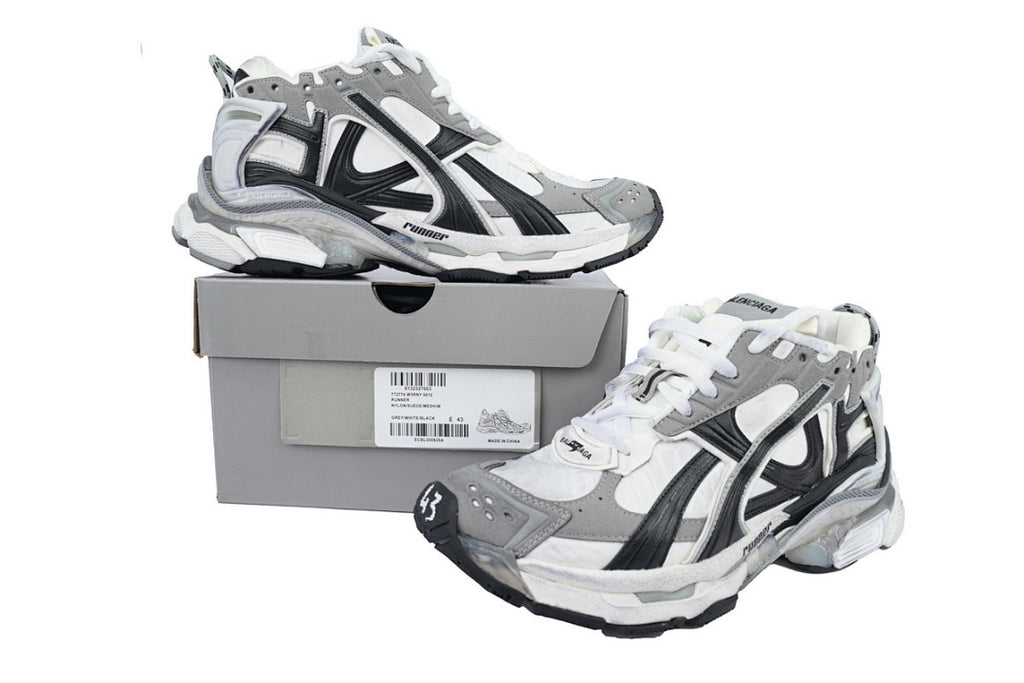 Balenciaga Runner Sneaker Grey White Black