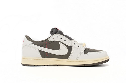 Air Jordan 1 barbs Brownish white