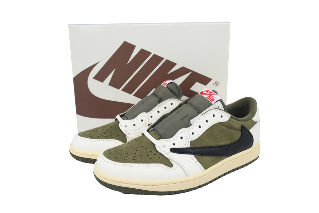 Air Jordan 1 barbs Olive Green
