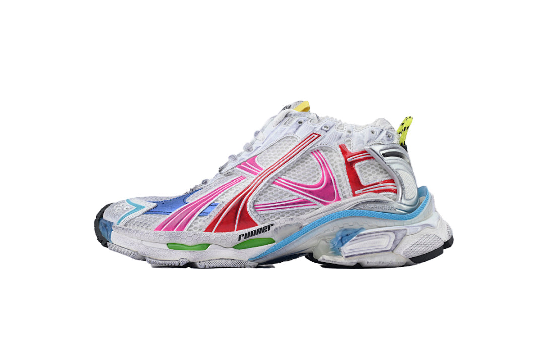 Balenciaga Runner Sneaker White Multi-Color