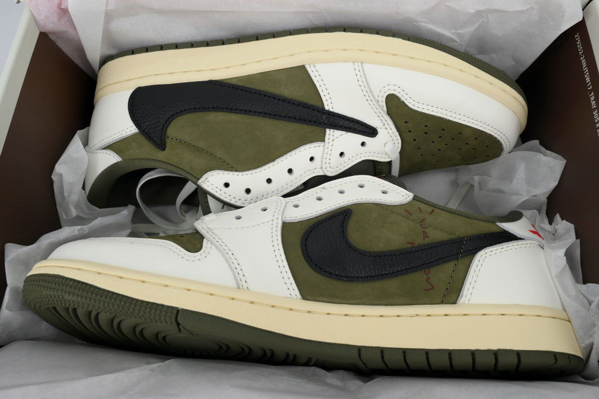 Air Jordan 1 barbs Olive Green