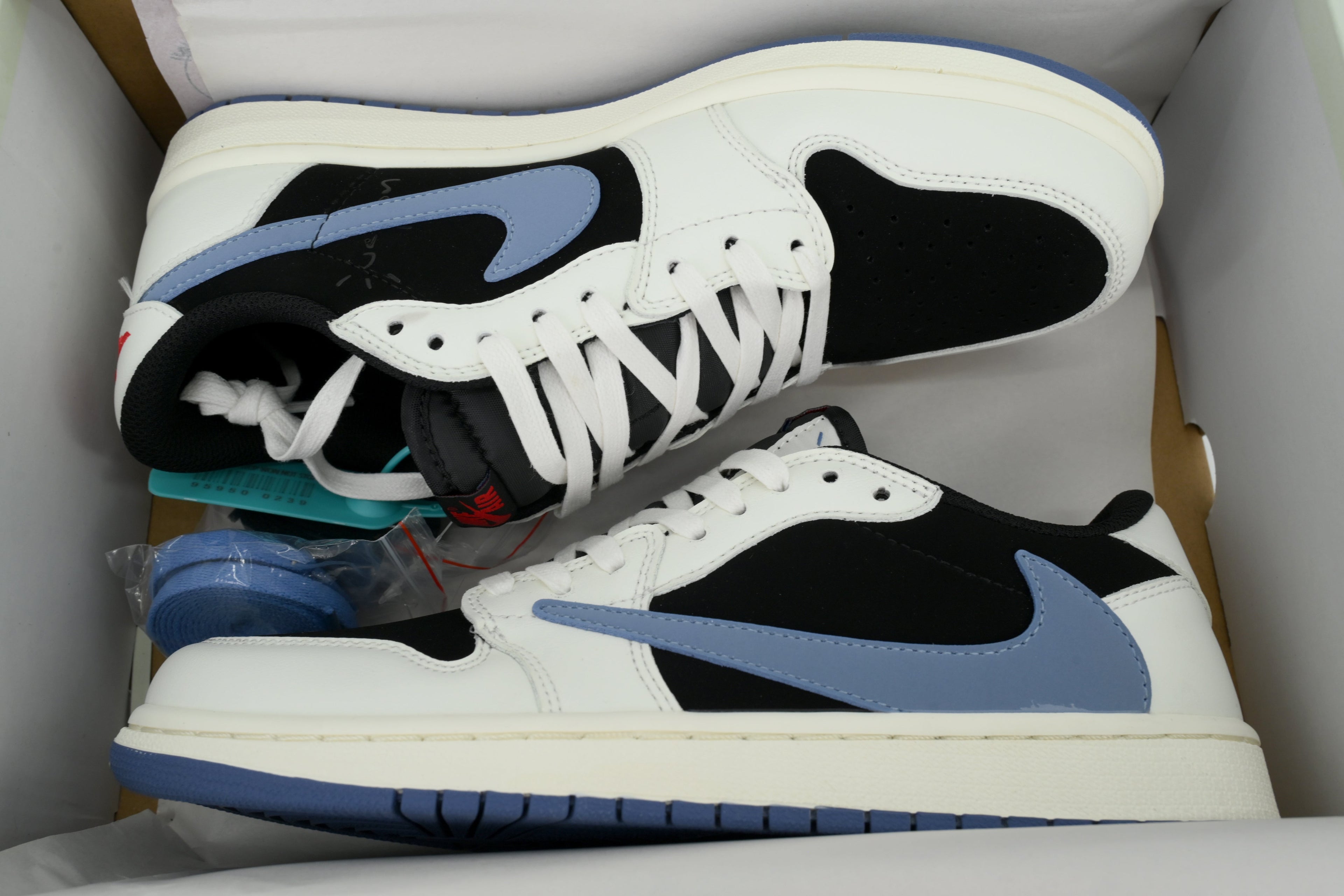 Air Jordan 1 barbs Black and blue
