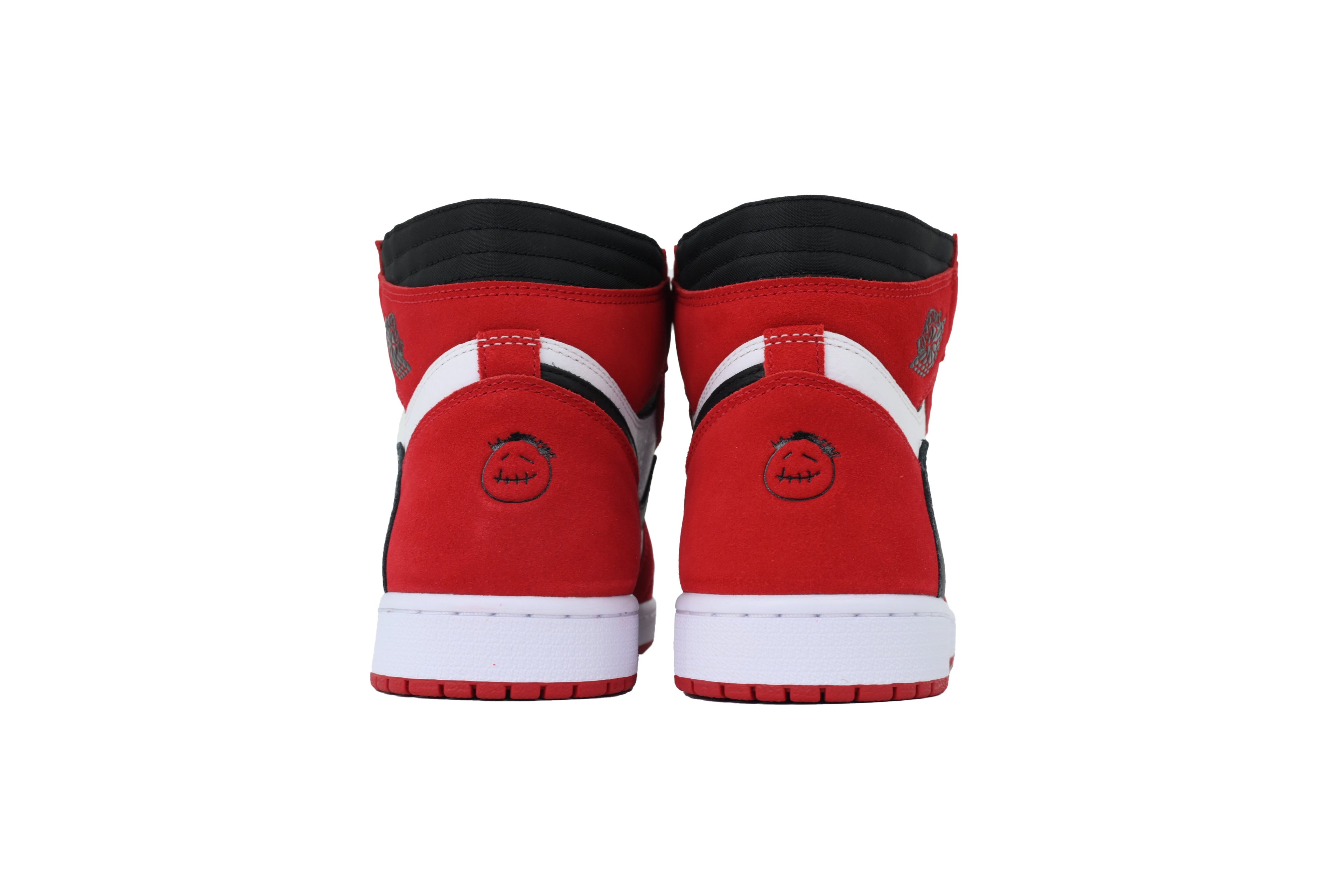Air Jordan 1 Reverse Swoosh High Top, Red