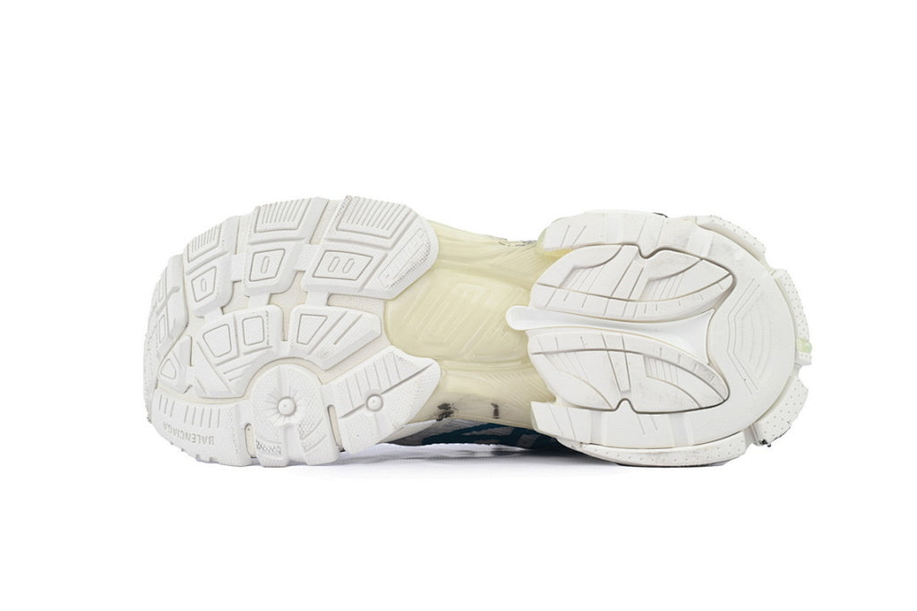 Balenciaga Runner Sneaker Graffiti White Blue