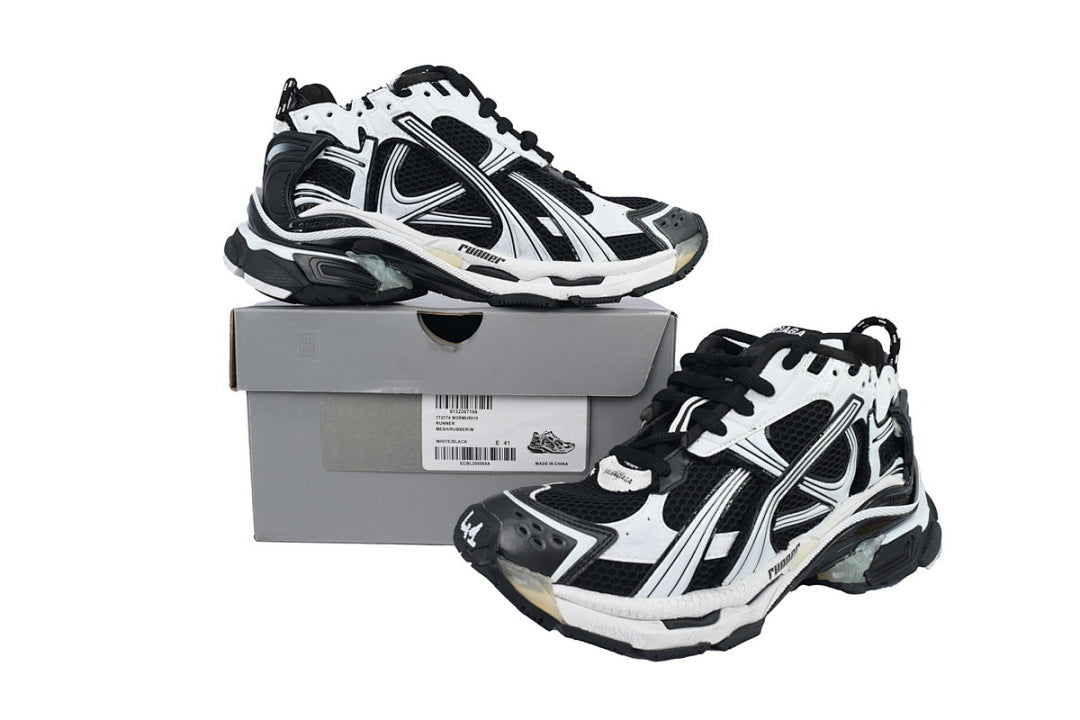 Balenciaga Runner Sneaker White Black