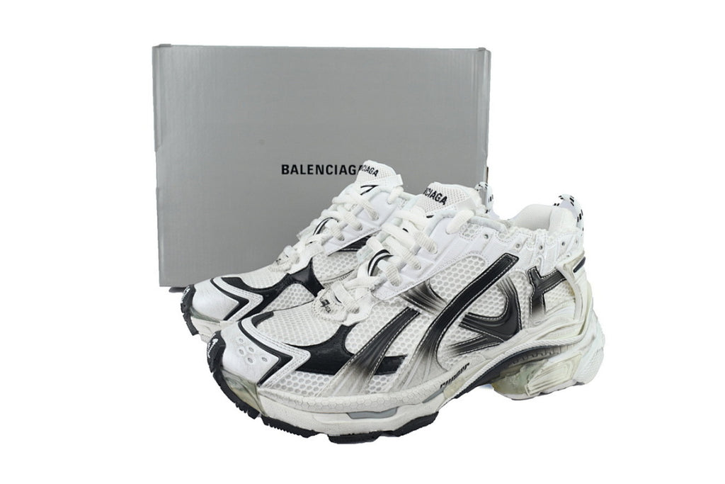 Balenciaga Runner Sneaker Gradient White Black