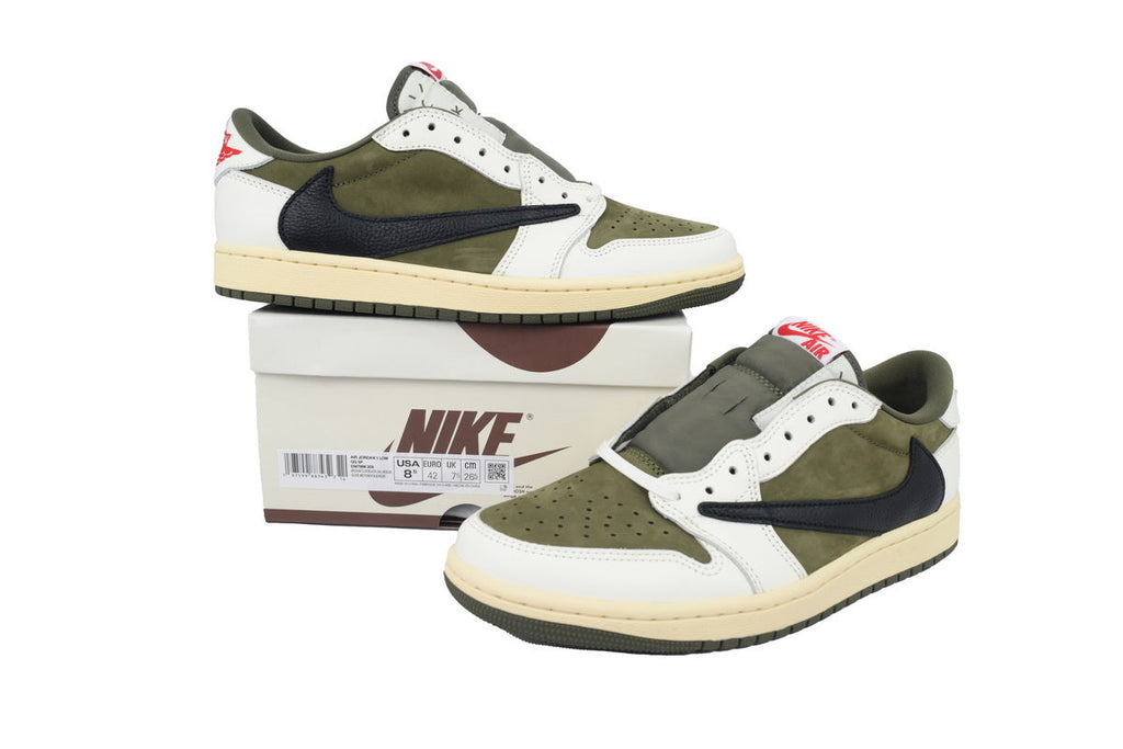 Air Jordan 1 barbs Olive Green