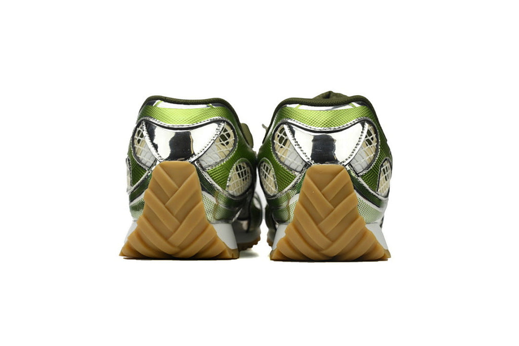 Bottega Veneta Orbit Low-Top Casual Running Shoes Olive Green