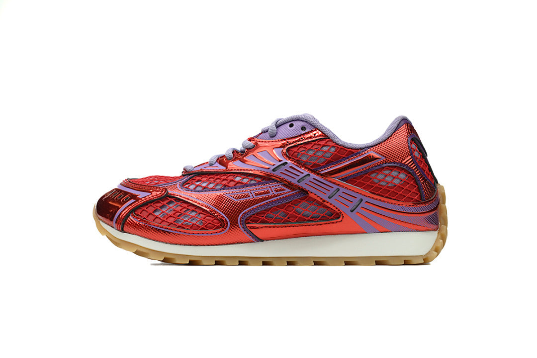 Bottega Veneta Orbit Low-Top Casual Running Shoes Red