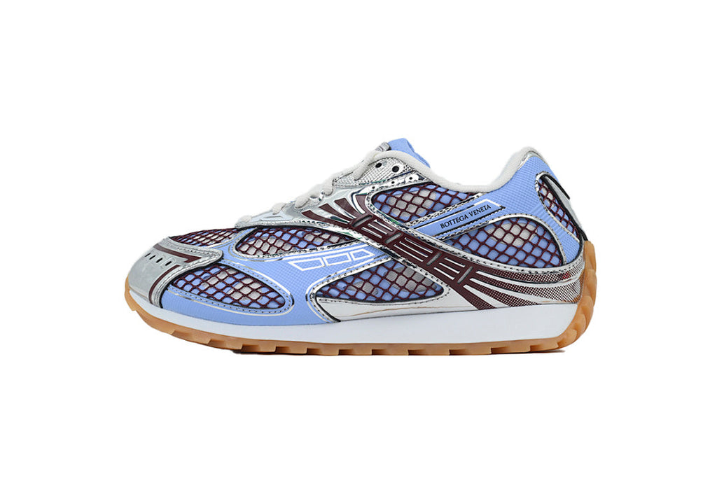 Bottega Veneta Orbit Low-Top Casual Running Shoes Wine Red Orchid
