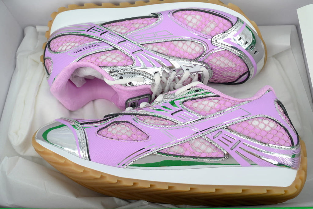 Bottega Veneta Orbit Low-Top Casual Running Shoes Pink