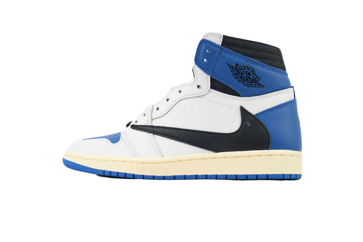 Air Jordan 1 Reverse Swoosh High Top Blue