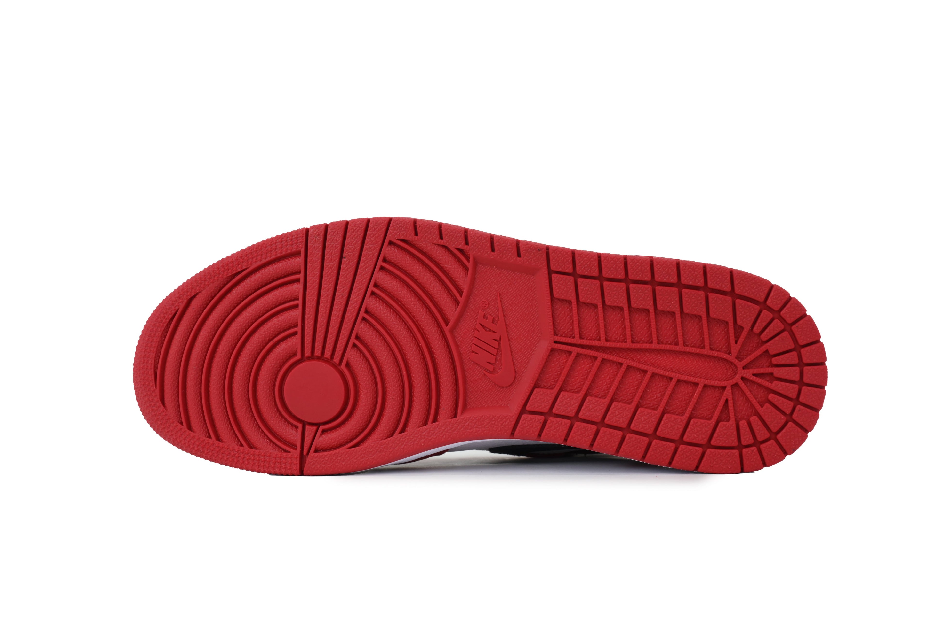 Air Jordan 1 Reverse Swoosh High Top, Red