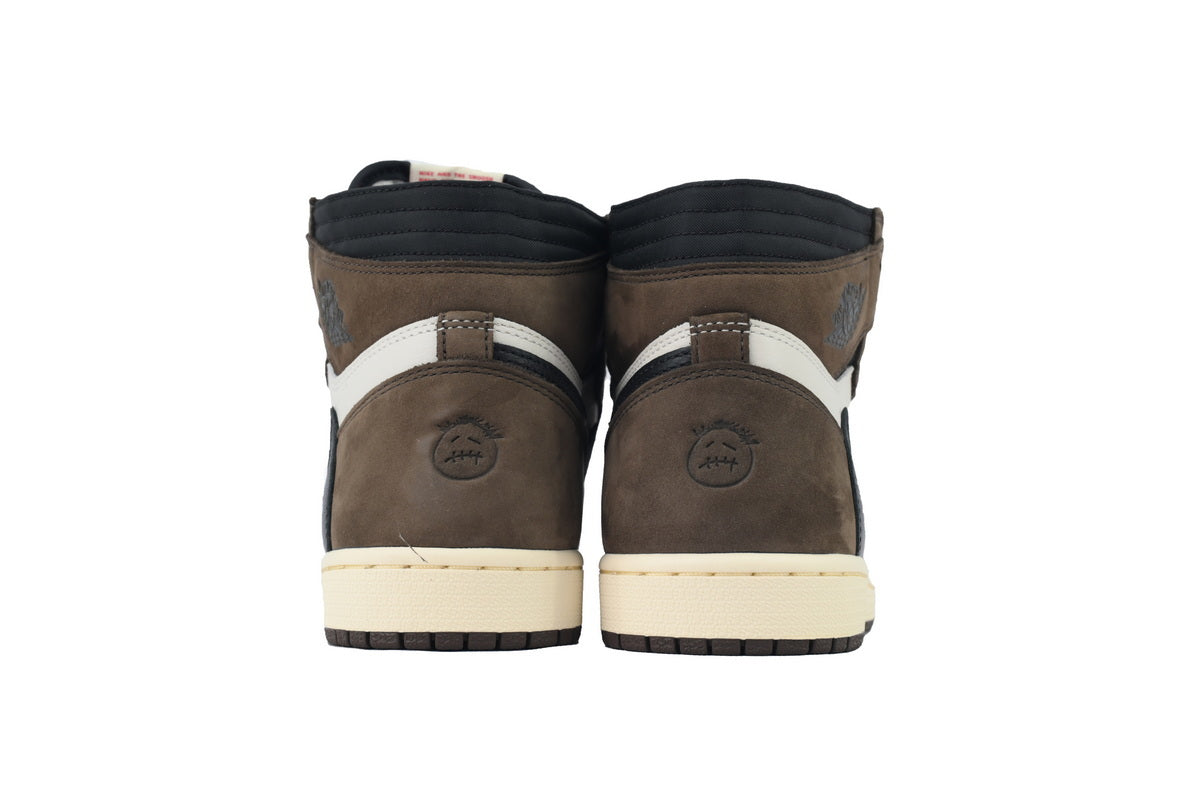 Air Jordan 1 Reverse Swoosh High Top Brown