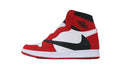 Air Jordan 1 Reverse Swoosh High Top, Red